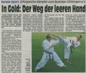 In Gold: Der Weg der leeren Hand