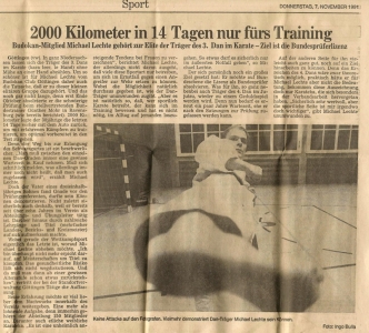 2000 Kilometer in 14 Tagen nur fürs Training